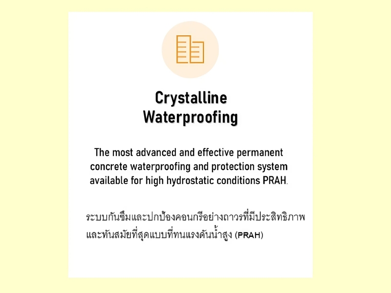 Crystalline Waterproofing